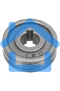 Подающий ролик, U профиль под алюминиевую проволоку 1,0-1,2 мм, 2 шт Denzel