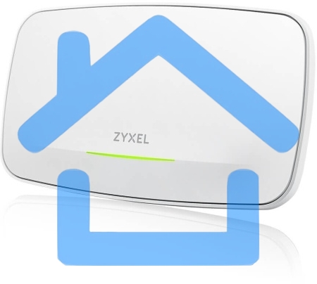 Точка доступа Zyxel NebulaFlex WBE660S, WiFi 7, 802.11a/b/g/n/ac/ax/be (2,4 и 5 ГГц), MU-MIMO, Smart Antenna, антенны 4x4, до 1376+8640 Мбит/с, 1xLAN 10GE, 1xLAN GE, PoE, защита от 4G/5G, BLE Beacon