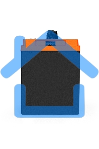 Аккумуляторная батарея ExeGate EX285656RUS HRL 12-100 (12V 100Ah, под болт М6)