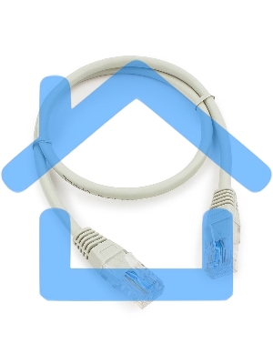 Патч-корд медный UTP Cablexpert PP10-0.5M кат.5, 0.5м, литой, многожильный (серый)