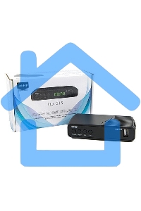 Ресивер эфирный цифровой Эфир DVB-T2 HD HD-215 пластик, дисплей DOLBY DIGITAL,