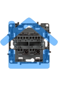 Переключатель 2кл. 10AX, сл.кость ETIKA 