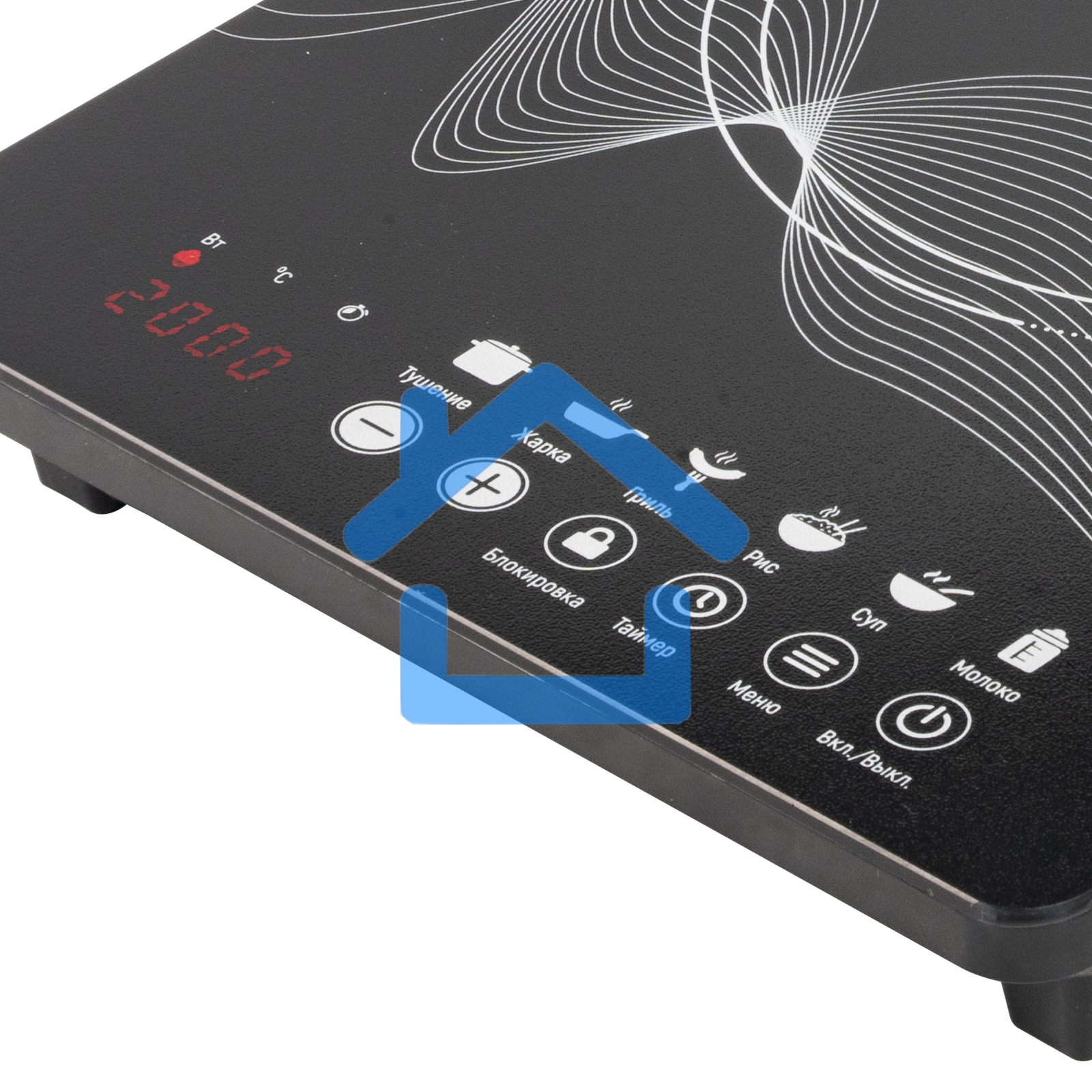 Электрическая плитка Galaxy Line GL3063, черная
