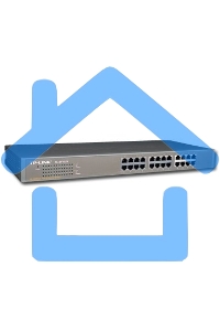 Сетевой коммутатор TP-Link SMB TL-SF1024 Коммутатор 24-port 10/100M Switch, 1U 19-inch rack-mountable steel case