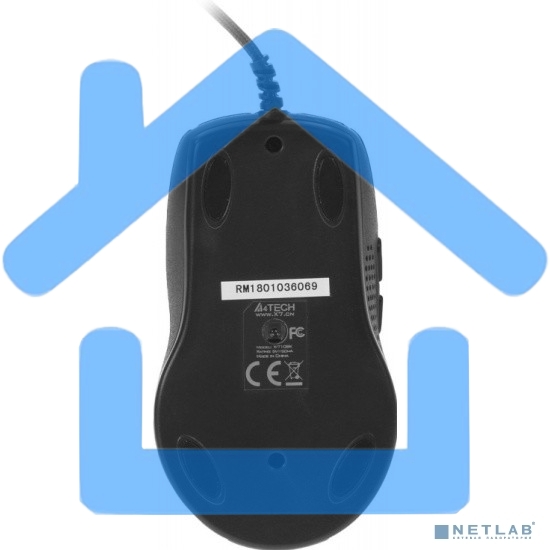 Мышь проводная A4Tech X-710BK черный, 2000 dpi, USB, кнопки - 7