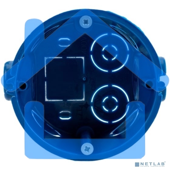 Коробка установочная С3 d68x45 для твердых стен (с саморезами и стык. узлами) IEK UKT10-068-045-000-A-S-UO
