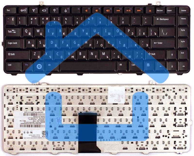 Клавиатура для ноутбука Dell Studio 1555 1556 1557 1558 черная