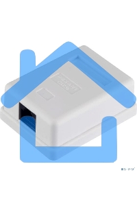 Розетка компьютерная 1-м ОП RJ45 CAT 5E бел. Rexant 03-0121