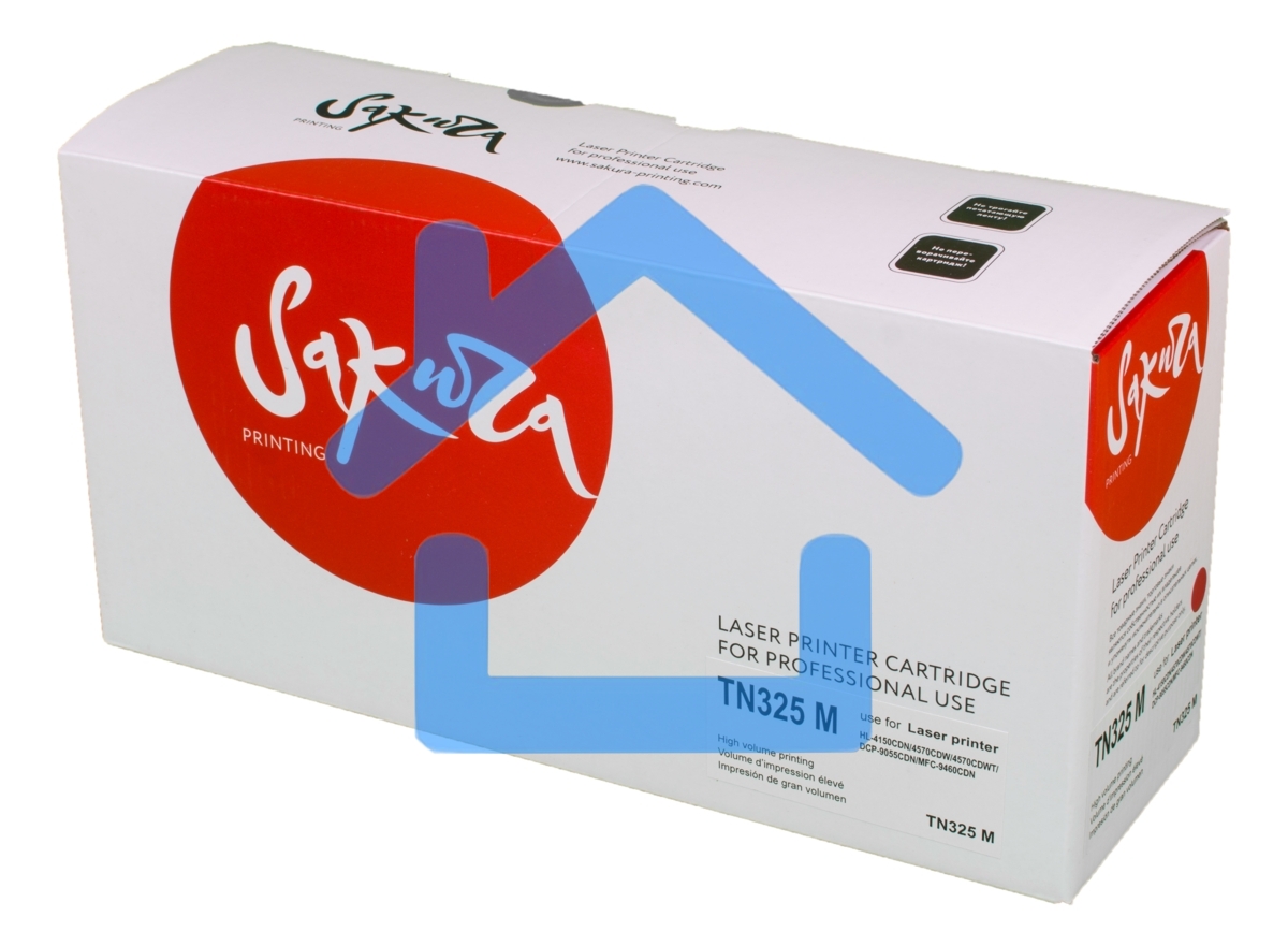 Картридж Sakura TN325M для Brother HL-4140CN, HL-4150CDN, HL-4570CDW, HL-4570CDWT, DCP-9055CDN, DCP-9270CDN, MFC-9460CDN, MFC-9465CDN, MFC-9970CDW, пурпурный, 3500 к.