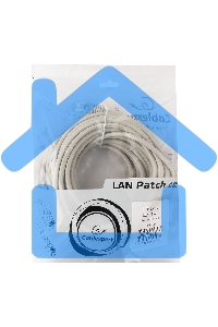 Патч-корд FTP Cablexpert кат.6, 15м, литой, многожильный (серый)