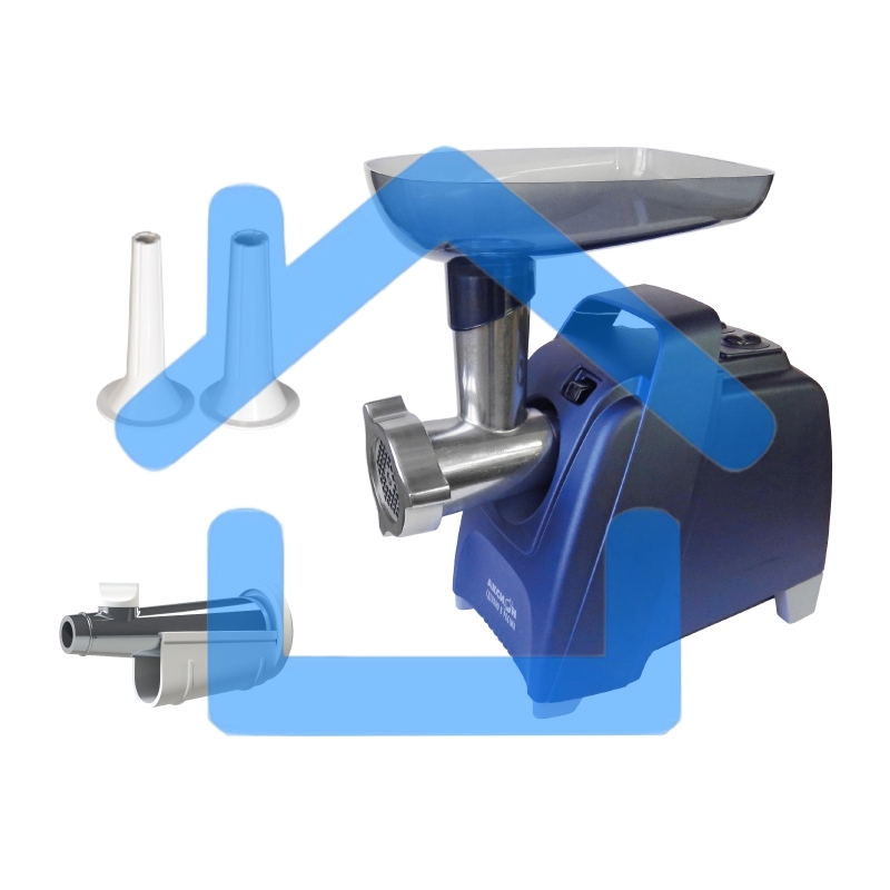 Мясорубка электрическая Аксион М61.04 темно-синяя