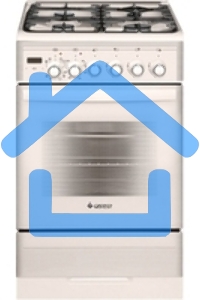 Плита комбинированная Gefest ПГЭ 5302-04 0267 бежевый, конфорок 4 газовых, духовка 55 л, 50 см x 85 см x 58.5 см