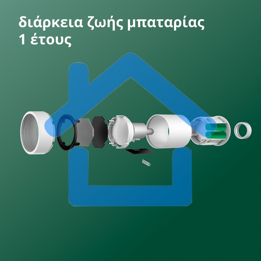 Термоголовка Aqara Smart Radiator Thermostat E1 (SRTS-A01) для радиат. резьбовой
