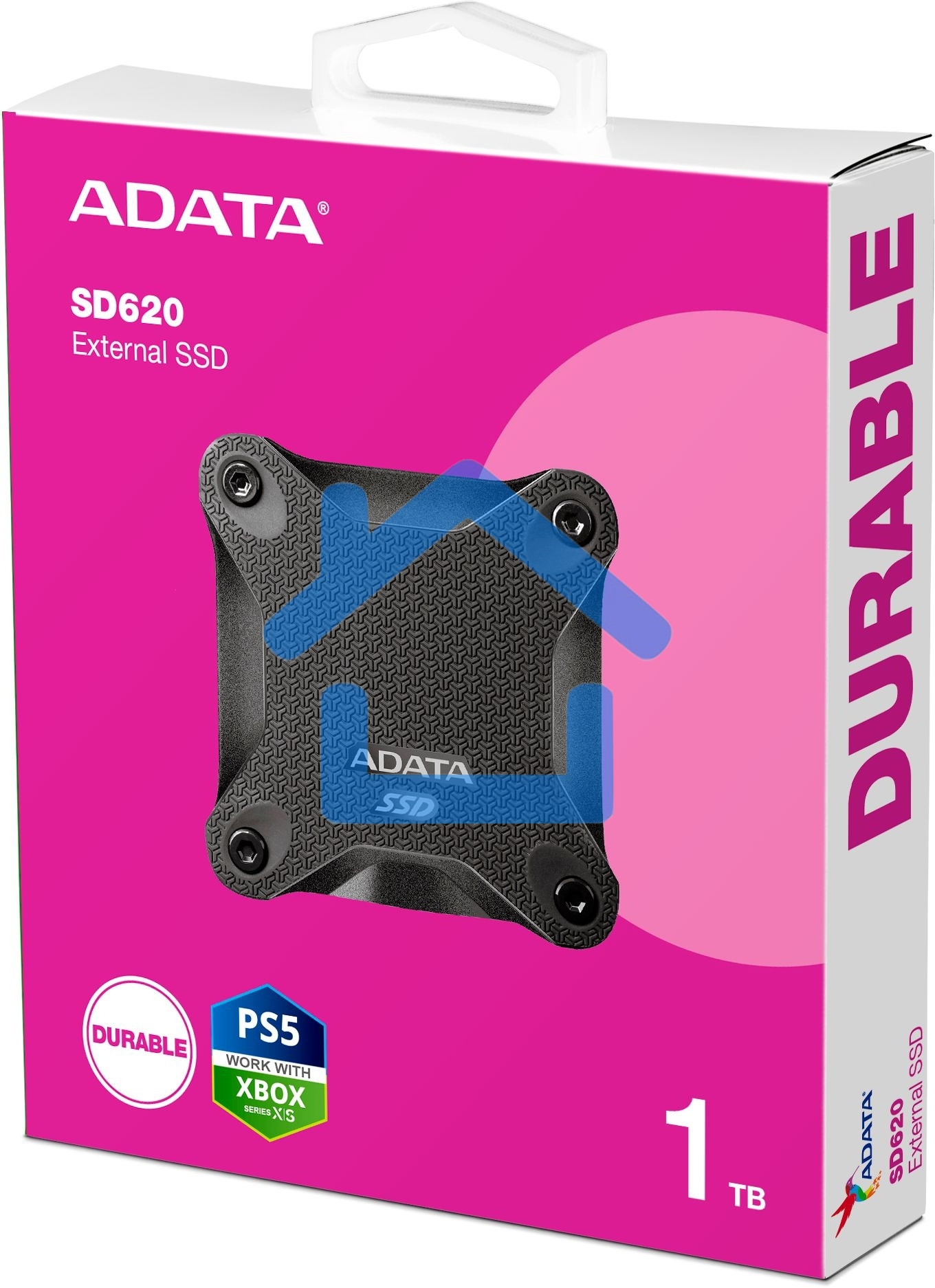 Внешний накопитель SSD 1Tb A-DATA SD620, External, USB 3.2, [R/W -550/500 MB/s] черный