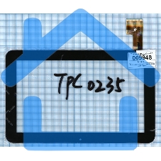 Сенсорное стекло (тачскрин) TPC0235 v.1.0, черное