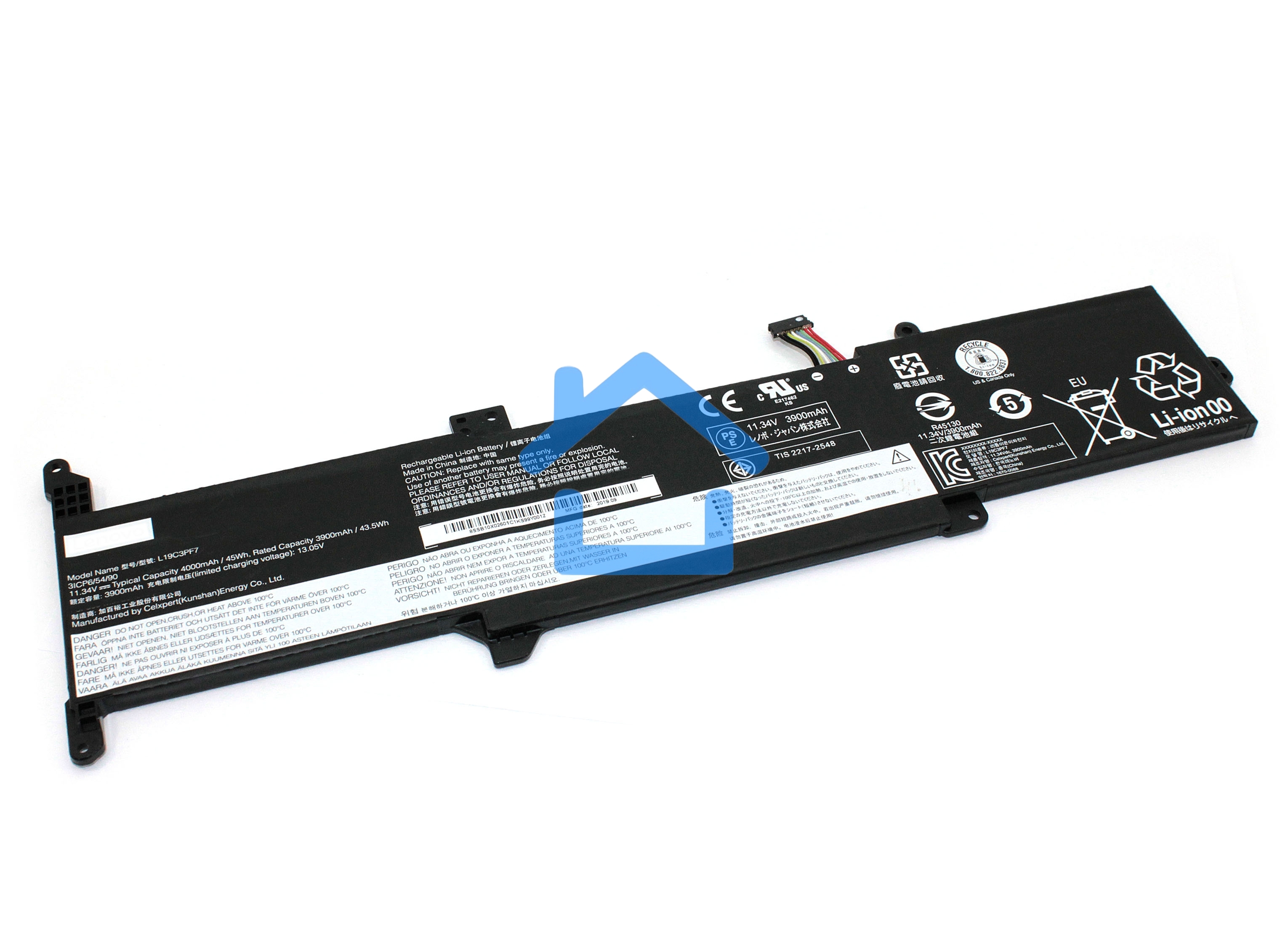 Аккумуляторная батарея для ноутбука Lenovo IdeaPad 3-14 11,34V 45Wh Orig