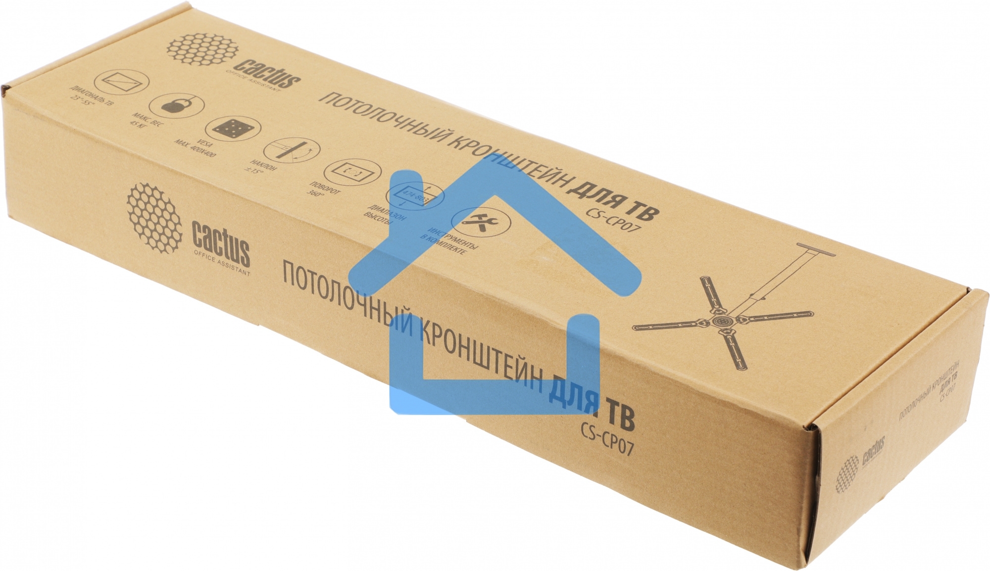 Кронштейн для телевизора Cactus CS-CP07 черный 23