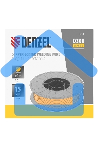 Омедненная проволока Denzel ER70S-6, диам. 1 мм, 15 кг, диам. катушки D300