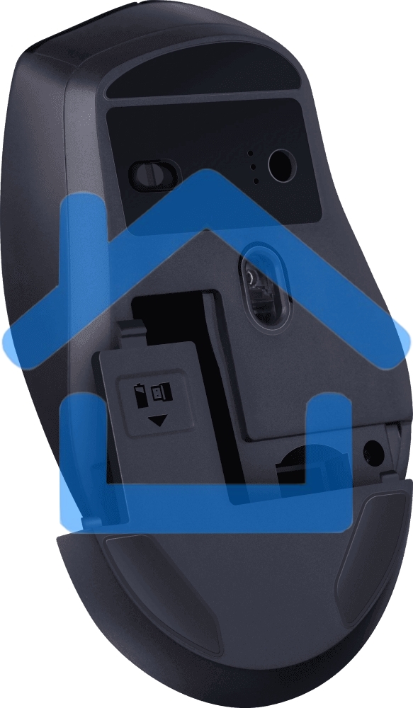 Мышь беспроводная Defender Effect X MS-095 черный, 1600 dpi, радиоканал, USB, кнопки - 6