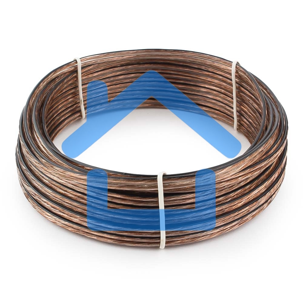 Акустический кабель Cablexpert CC-TC2x1,0-10M, прозрачный,  10 м, бухта