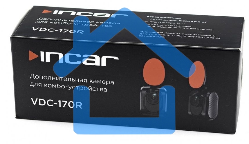 Видеокамера дополнительная Incar VDC-170R черный 5м для SDR-170 (упак.:1шт)