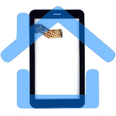 Сенсорное стекло (тачскрин) для Irbis. TG79. черное с рамкой