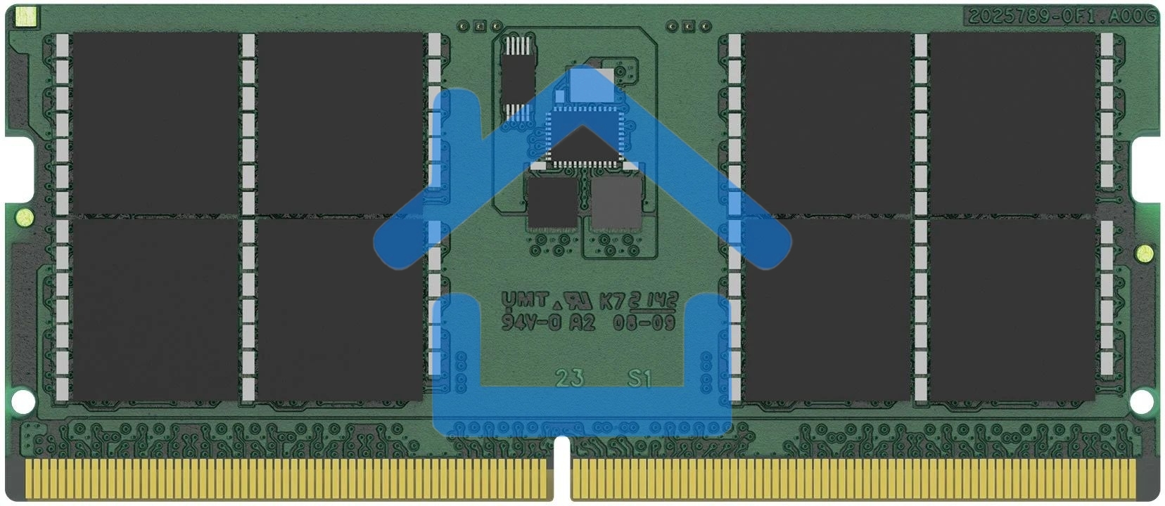 Оперативная память Kingston ValueRAM, DDR5, 32Gb (1x32Gb), 5600MHz, CL46, SO-DIMM