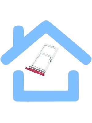 Лоток для SIM-карты Samsung Galaxy S10e (G970F) красный