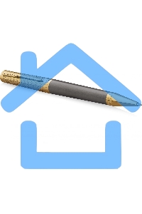 Ручка шариковая Parker Ingenuity Pioneers K571 (2200952) Arrow Grey GT M, черные чернила, подарочная коробка