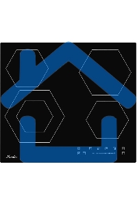 Встраиваемые электрические панели Monsher MHE 6012 Независимая стеклокерамическая варочная поверхность,Ширина 60 см, 4 зоны ускоренного нагрева,Электронное сенсорное управление,5 цифровых дисплеев, 9 уровней мощности, 1 двойная зона нагрева, таймер, индик