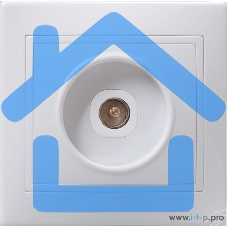 Розетка Iek EAK10-K01-DM РТВ10-КБ 1местн. телевиз. КВАРТА (белый)