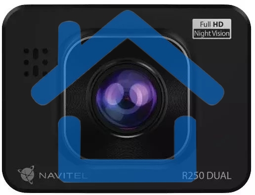Видеорегистратор Navitel R250 DUAL DVR черный 1Mpix 1080x1920 1080p 140гр. AC5401