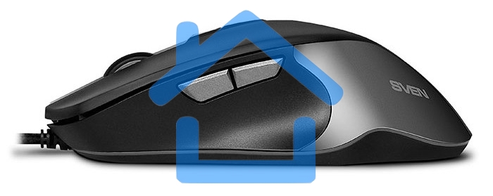 Мышь проводная SVEN RX-G970 черный, 4000 dpi, USB, кнопки - 7