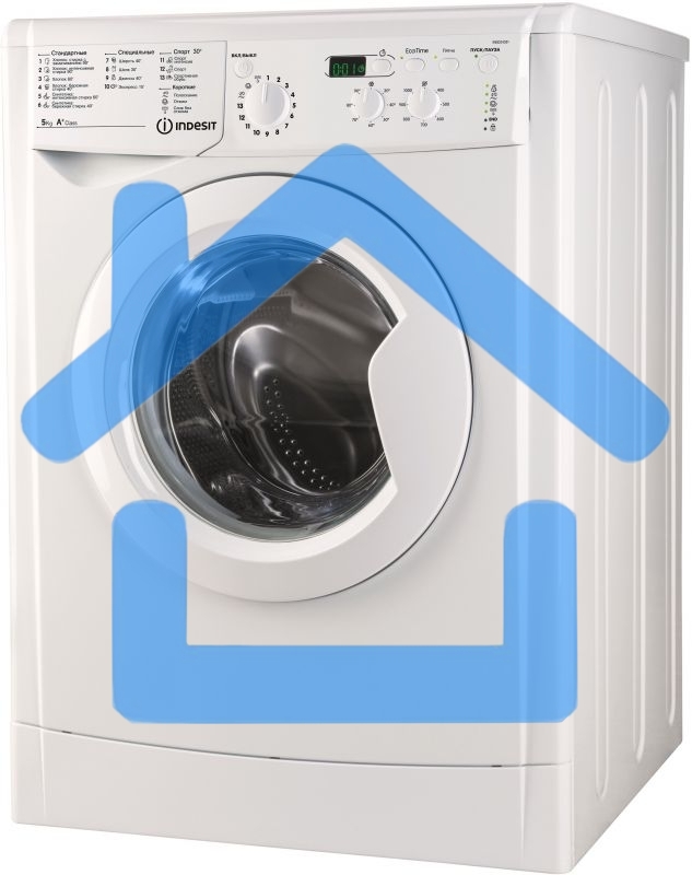 Стиральная машина Indesit IWSD 51051 CIS белый, загрузка фронтальная 5 кг, 1000 об/мин., класс: А