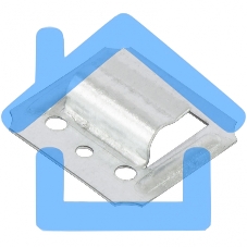 Кляймер СИБРТЕХ №4 оцинкованный с гвоздями, 100шт 46574