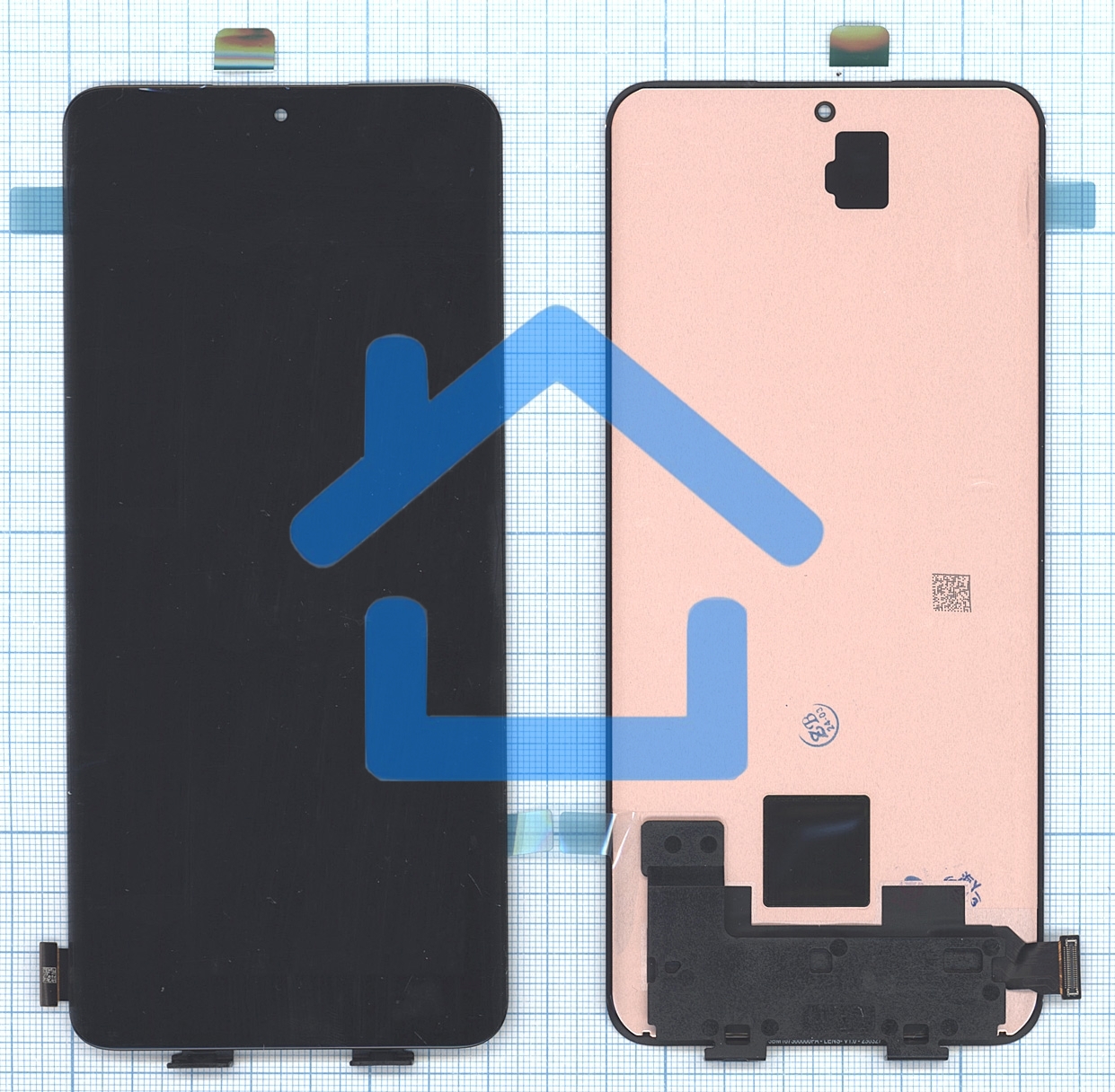 Дисплей для Xiaomi 13 Ultra в сборе с тачскрином черный orig