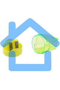 Точилка для карандашей ручная Deli E39768, 2 отверстия, пластик, ассорти