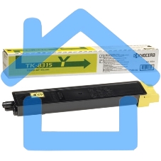 Картридж лазерный Kyocera TK-8315Y (1T02MVANL0) желтый для TASKalfa 2550ci 6000 стр.