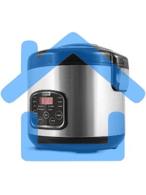 Мультиварка Centek CT-1490 (сталь)скороварка,1000Вт; 5.0л, 8 программ, ненагр крышка, а/п покр(4)