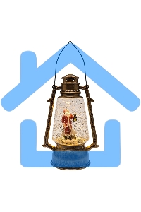 Декоративный фонарь Neon-night с эффектом снегопада и подсветкой 