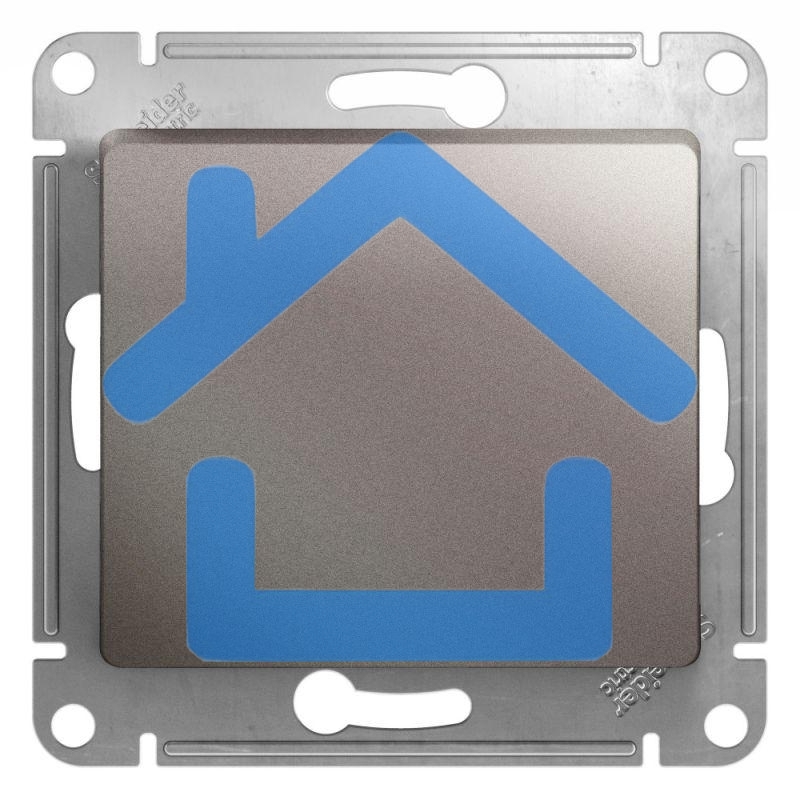 Механизм выключателя 1-кл. СП Glossa сх. 1 10А IP20 10AX платина SchE GSL001211