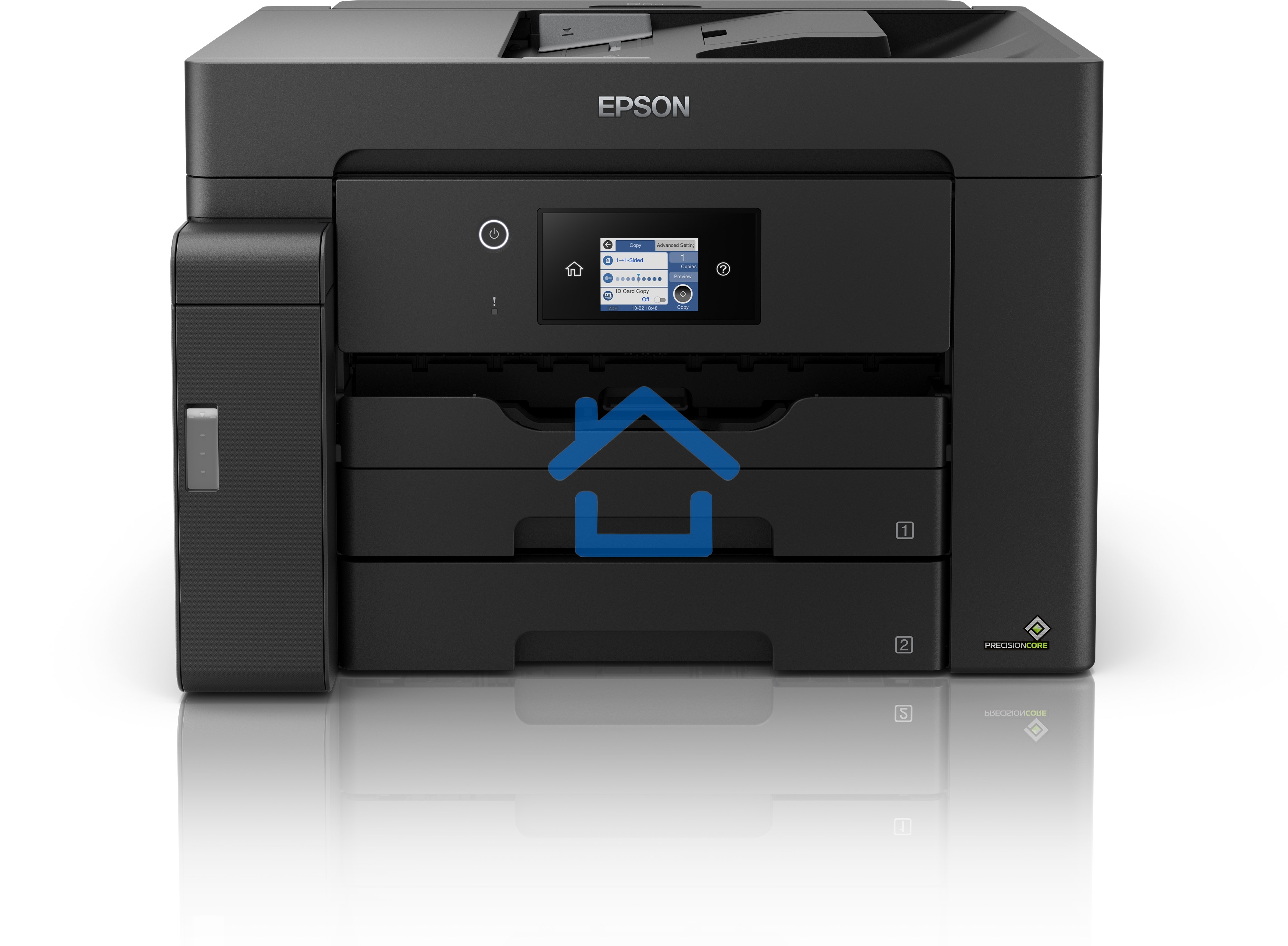 МФУ струйное Epson M15140 (C11CJ41404), A3+, ч/б, печ. до 25 стр/мин., скан. до 26 стр/мин., 2400 x 4800 dpi (печать) 1200x2400dpi (скан.), USB, RJ-45, Wi-Fi