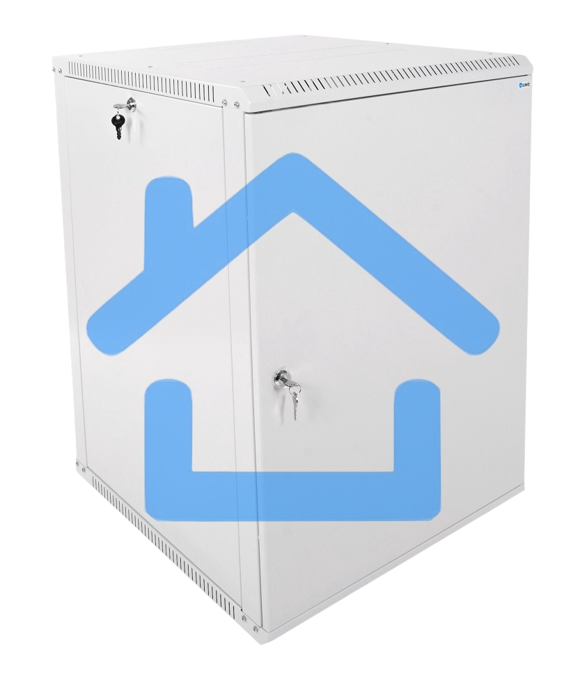 Шкаф телекоммуникационный настенный разборный 18U (600х520) дверь металл, ШРН-Э-18.500.1