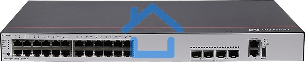 Коммутатор HUAWEI 24 PORT 4*10GE SFP+ S5735-L24P4X-A1