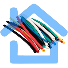 Набор трубок термоусадочных ТУТ 1/0.5; 1.5/0.75; 2/1; 2.5/1.25; 3/1.5 (6 цветов по 5шт 100мм) PROxima EKF tut-n-2-r