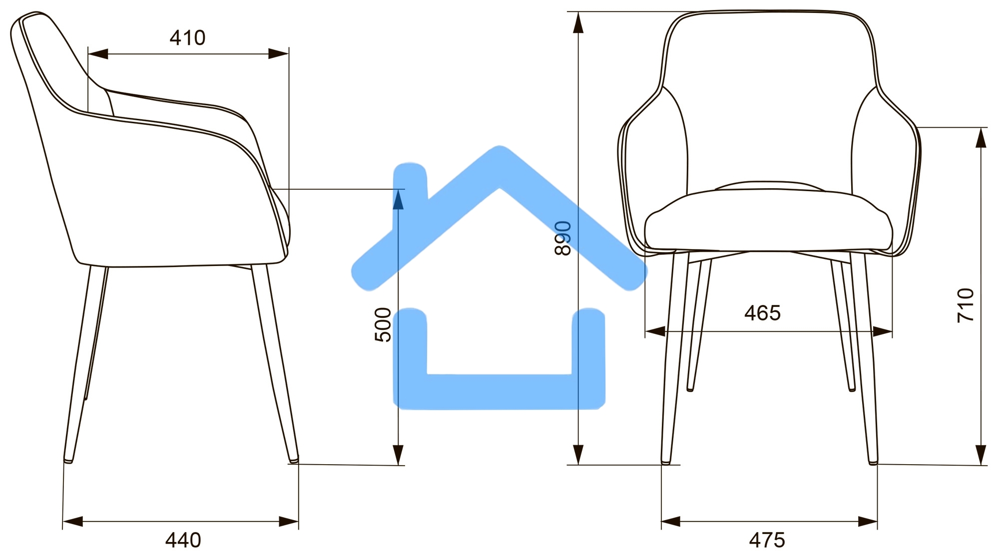 Кресло офисное Бюрократ CH-380F янтарный Italia 9, на ножках, металл черный