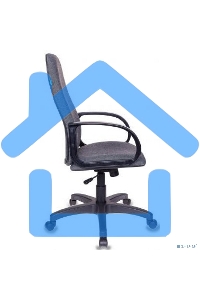 Кресло руководителя Бюрократ CH-808AXSN/Grey темно-серый 10-128 ткань, крестовина пластиковая