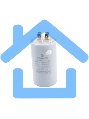 Конденсатор CBB60 50мкФ 450V (4 клеммы, крепление болтом) 304012