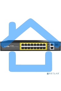 Коммутатор NETIS 16PORT 10/100M 16POE+2XGE+SFP P116GH