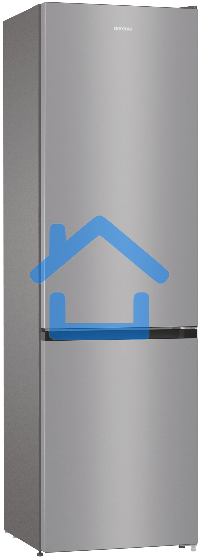 Холодильник Gorenje NRK6201PS4 серебристый металлик двухкамерный 235/96л морозилка снизу